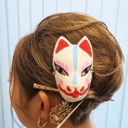 お祭りヘアメイク